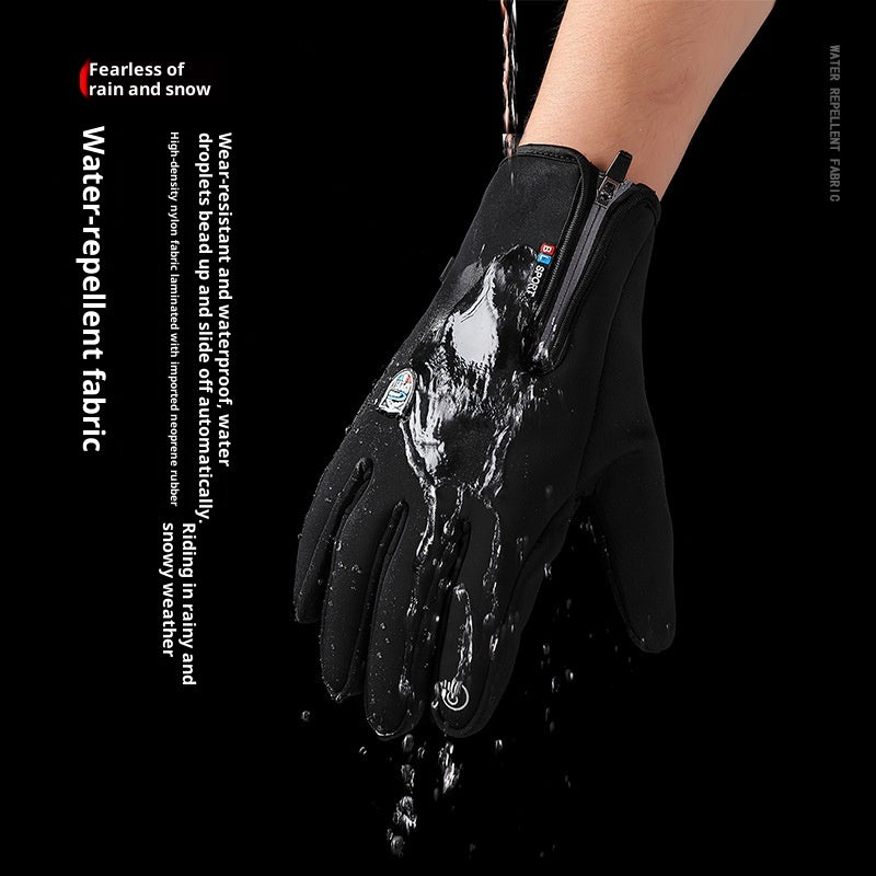 Gants de vélo imperméables à l'eau pour hommes et femmes