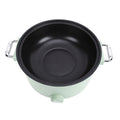 Pot électrique 800W 3L Catégorie alimentaire Revêtement antiadhésif Cuisinière électrique multifonctionnelle avec Stea
