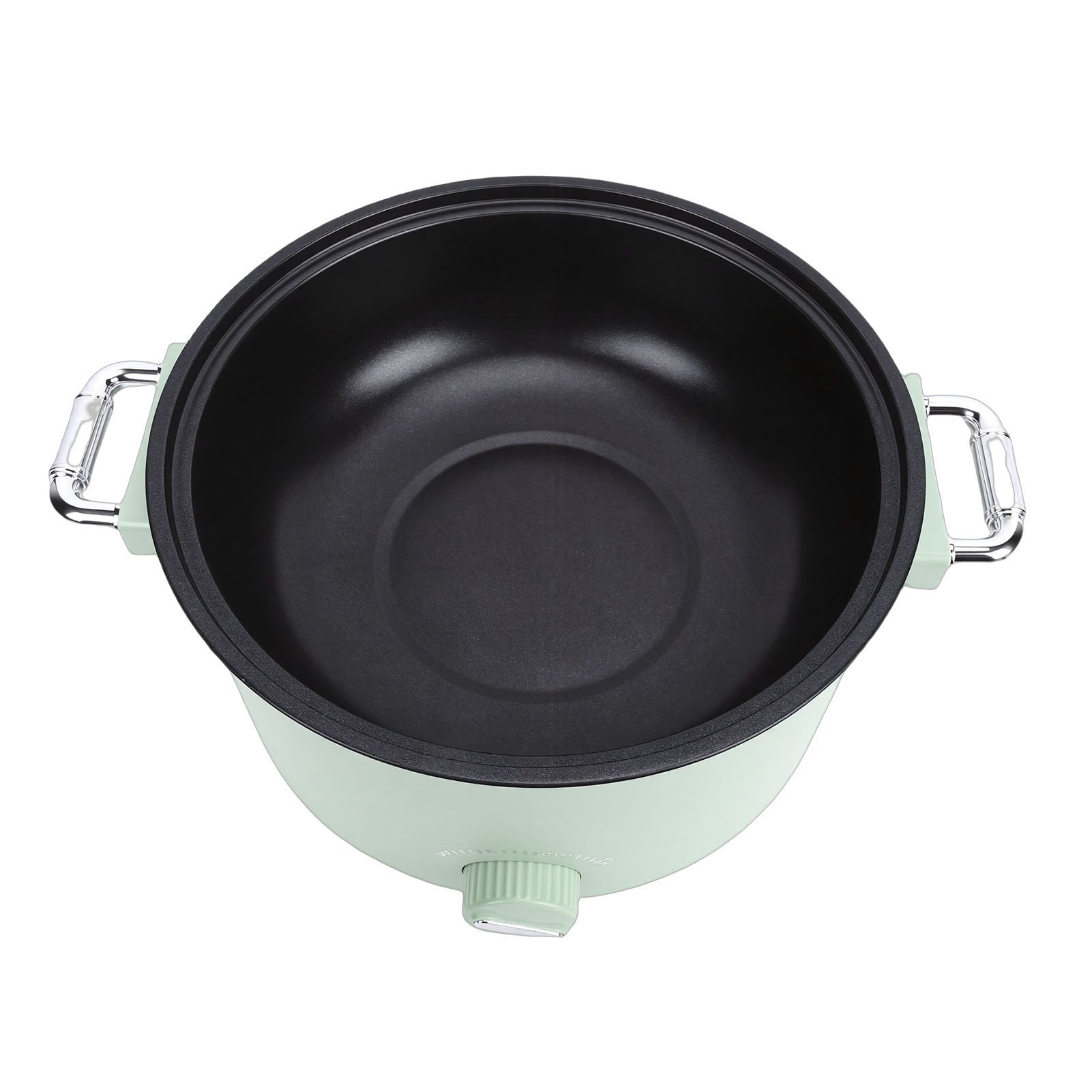 Pot électrique 800W 3L Catégorie alimentaire Revêtement antiadhésif Cuisinière électrique multifonctionnelle avec Stea