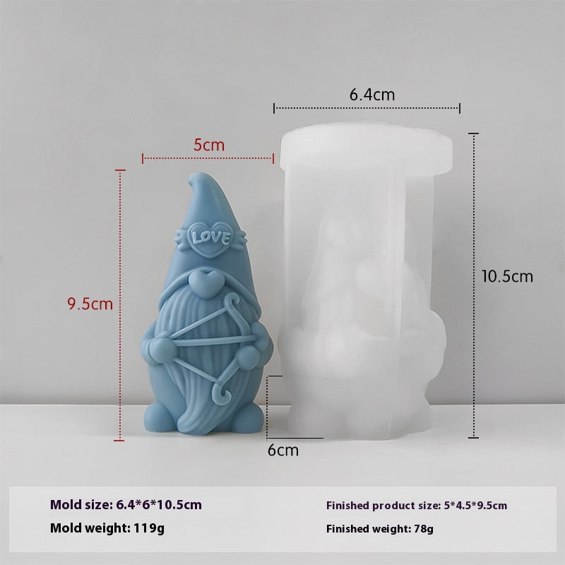 Bougie Silicone Mold Soap fait main Aromathérapie Ornements de pierre parfumée
