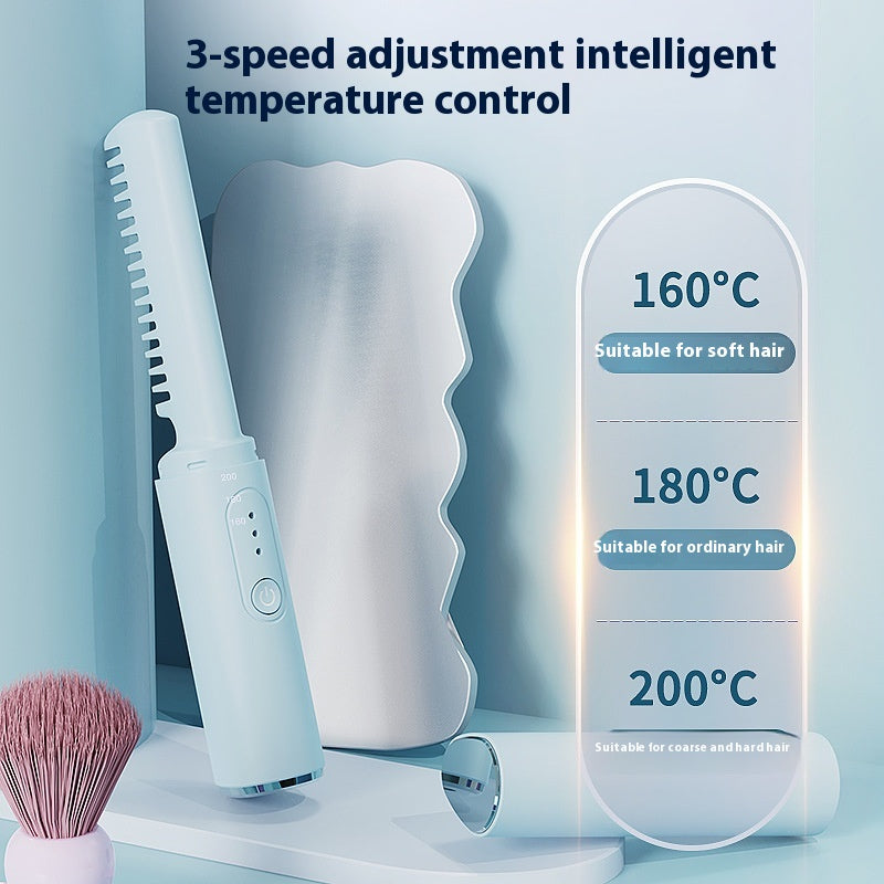 Lève-cheveux sans fil Petite charge USB Portable pour le curling ou le lissage