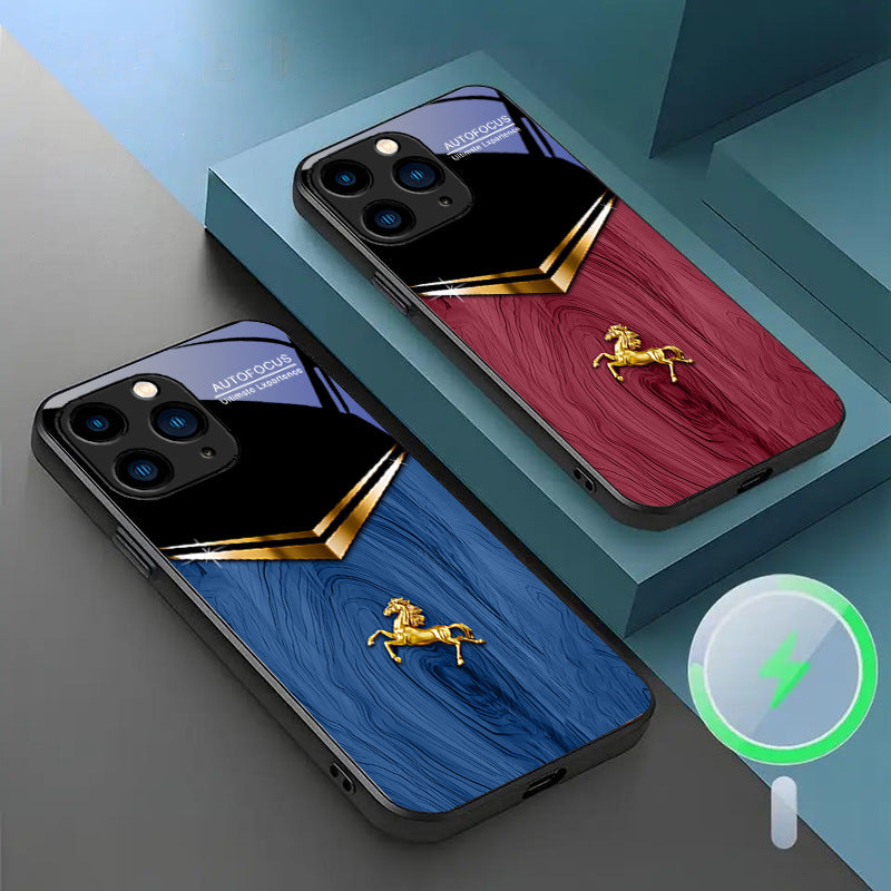 Cas de téléphone verre magnétique avancé gagner un succès instantané