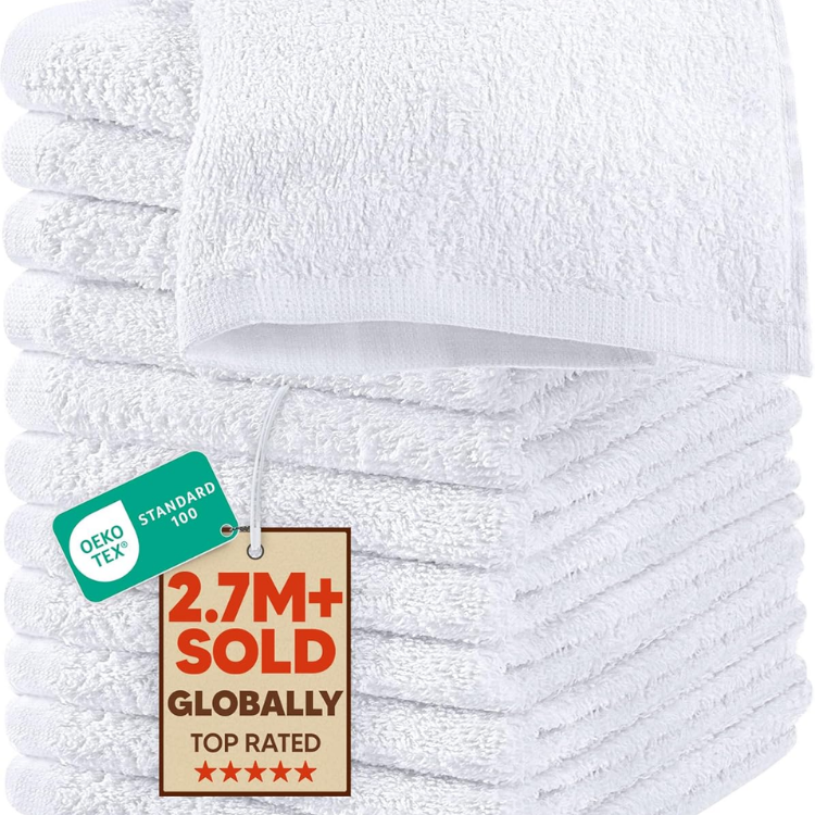 Serviettes 12 Pack de linge de coton