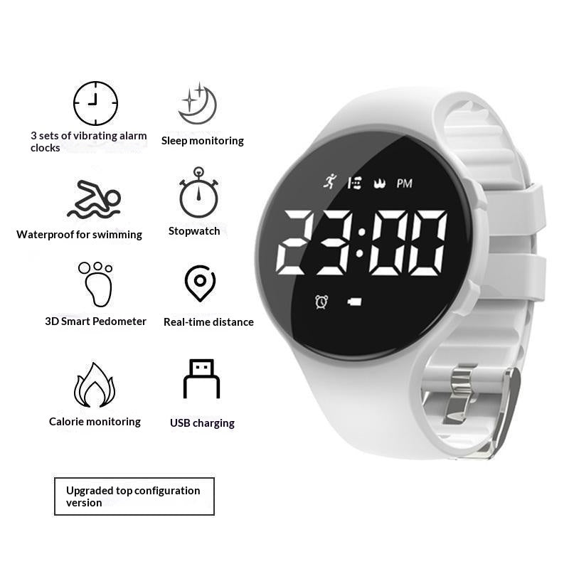 Montre électronique intelligente Une alarme vibrante silencieuse Clock your Ultimate Wake-up Gadget for Stud