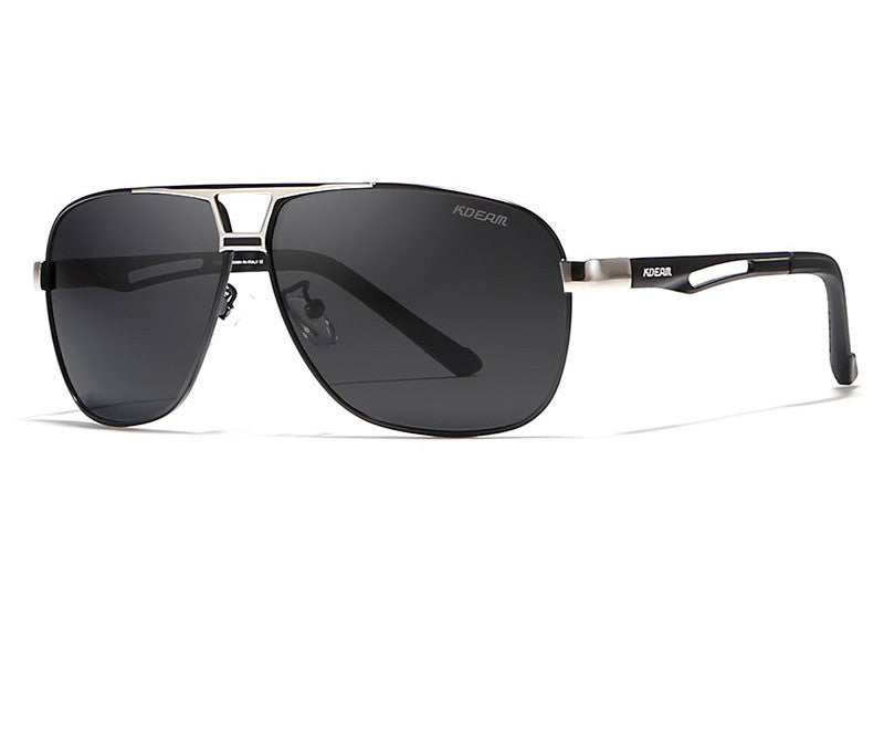 Lunettes de soleil polarisé en aluminium en métal