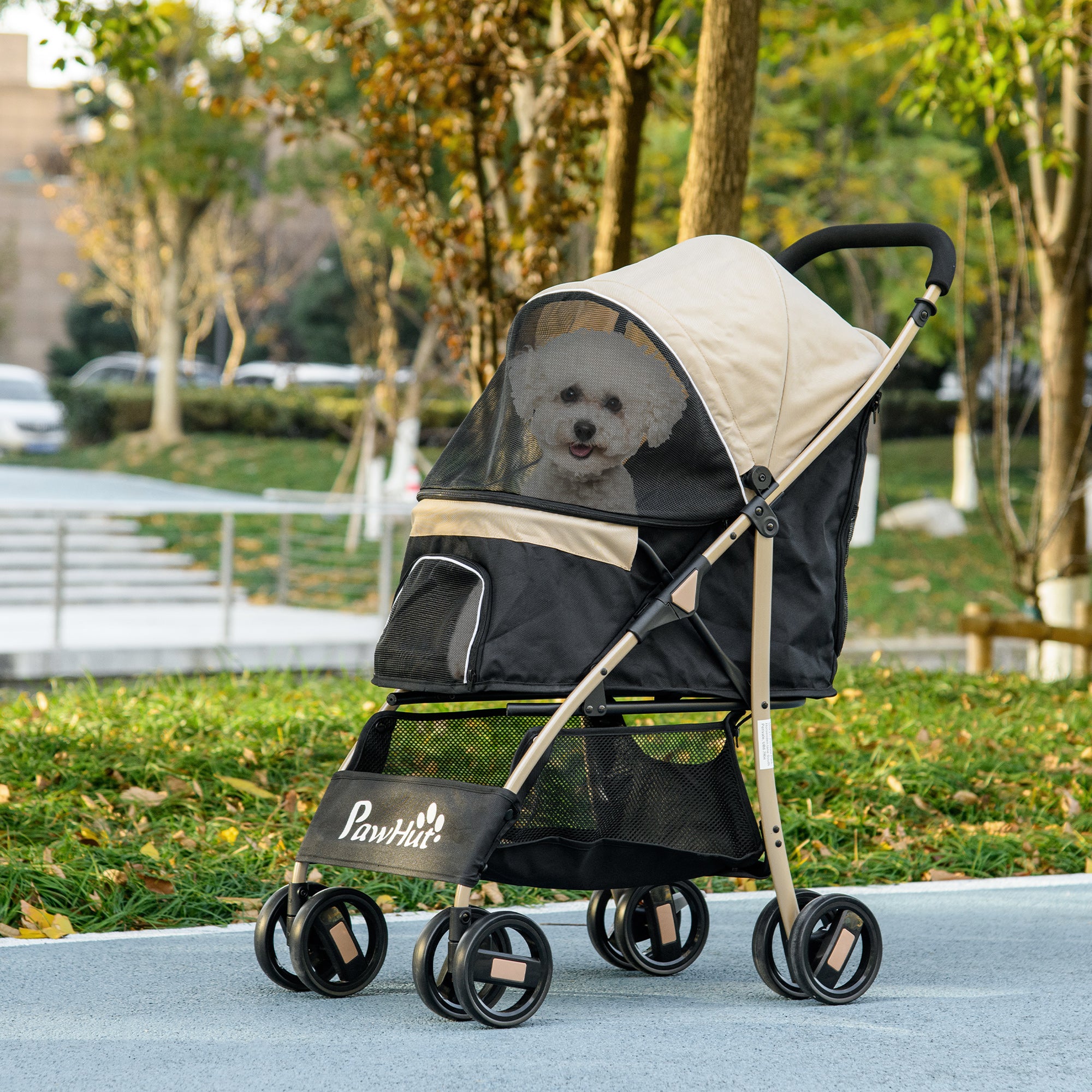 Poussette pour chiens de petite taille