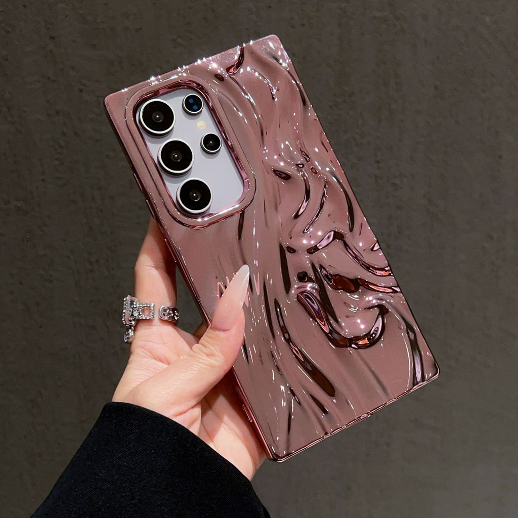 Étui de téléphone à électroplaquage en trois dimensions