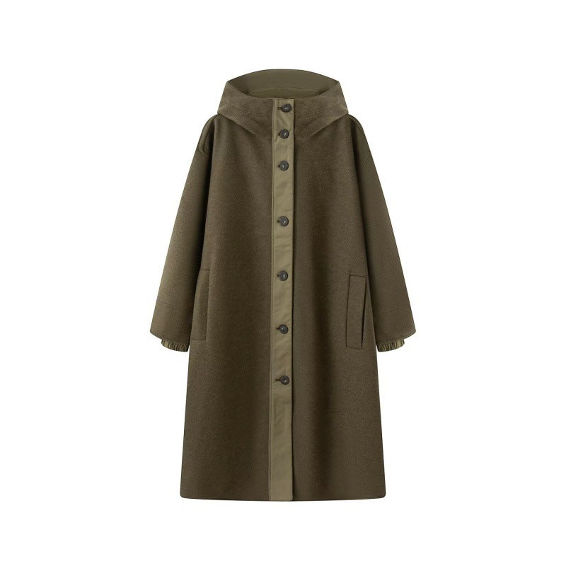 Manteau de Parka à capuchon pour femmes européennes et américaines
