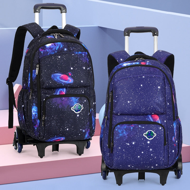 Sac scolaire Escalade Stairs Grande Capacité Mode Multi-couche Sac à dos respirant