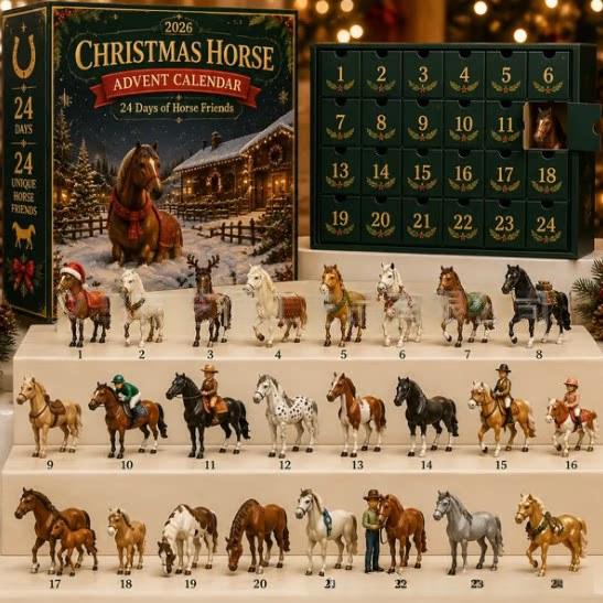 L'année polyvalente créative du cheval vient à aveugle boîte