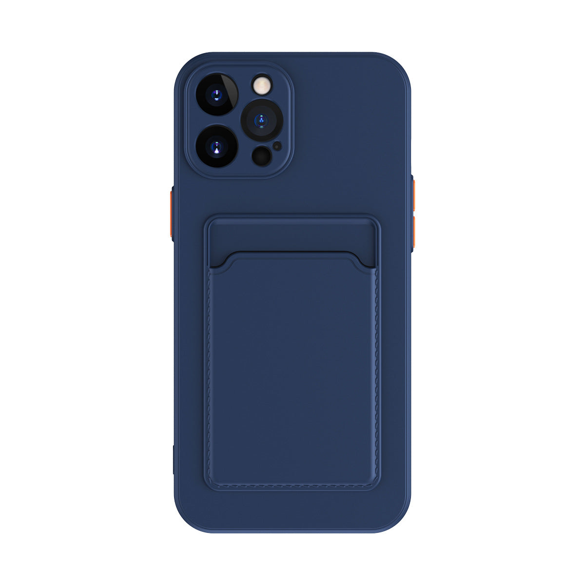 Coque téléphone en silicone liquide de couleur pure simple
