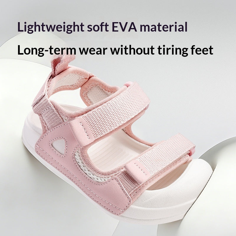 Simple Outerwear EVA Sandales de plage pour bébé filles