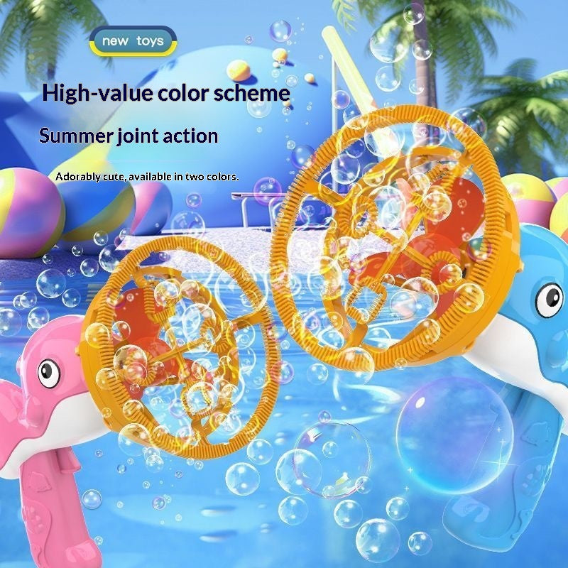 Dinosaure Bubble Gun pour les enfants - Machine à bulle électrique géante
