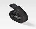 Bracelet de fixation à bagages-Boucle de sécurité double type-Black-Nylon-1 bande