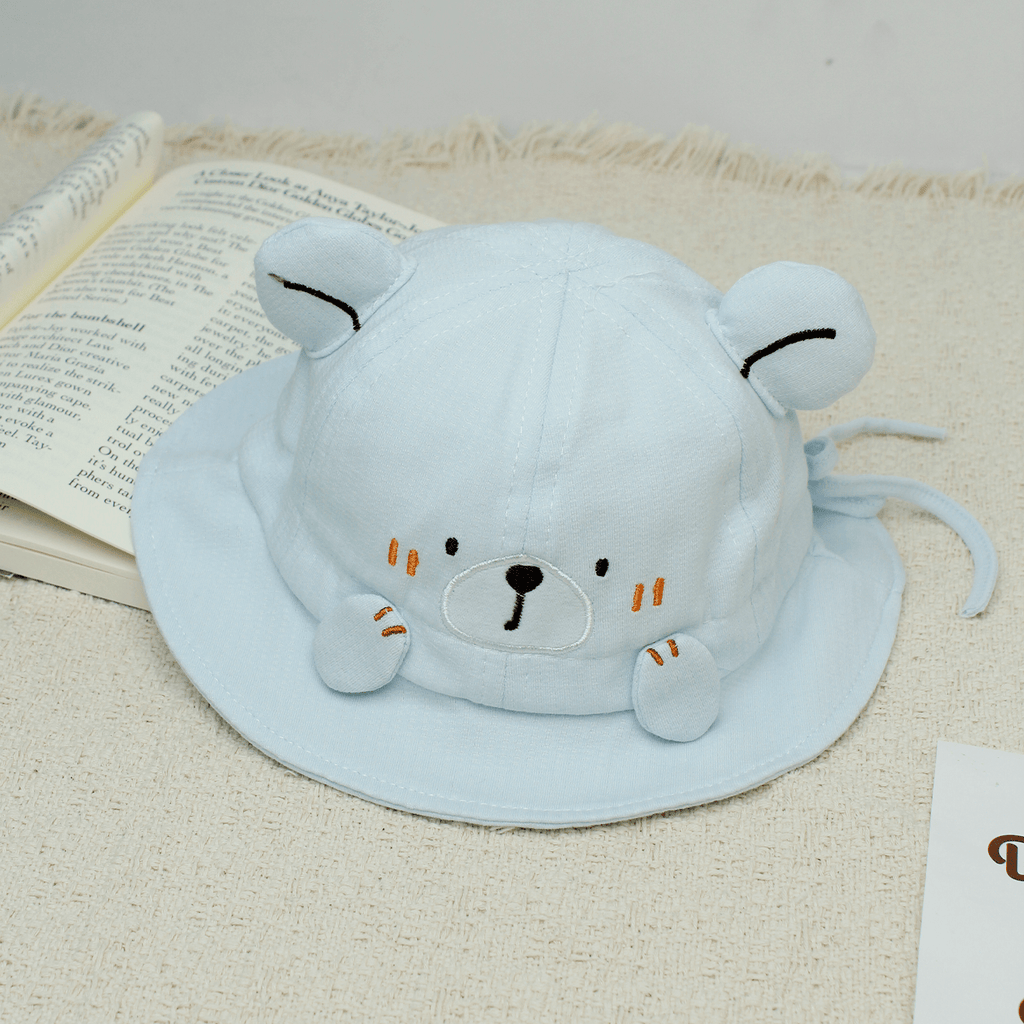 Chapeau de voile rond décoré de dessin animé pour enfants avec une apparence mignonne et douce