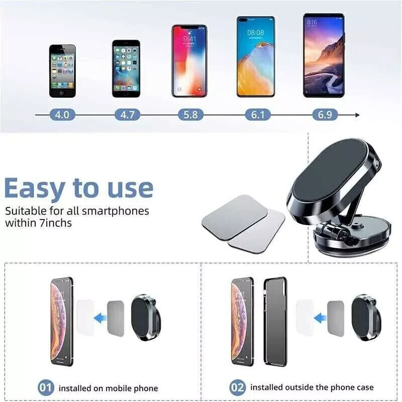 Support de téléphone magnétique pour voiture