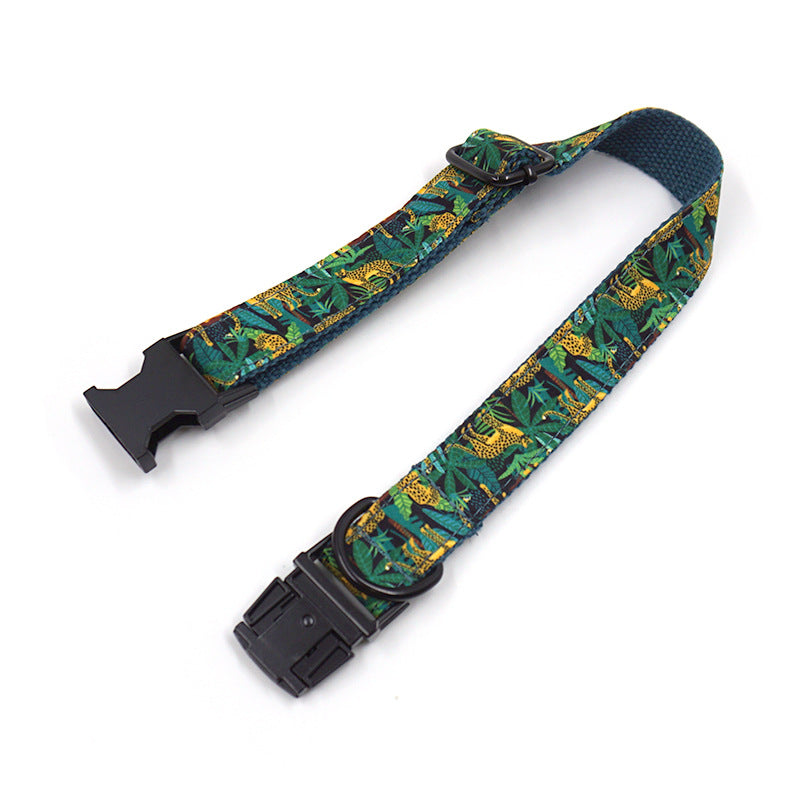 Pet Instagram Style Jungle Leopard Dog Collar