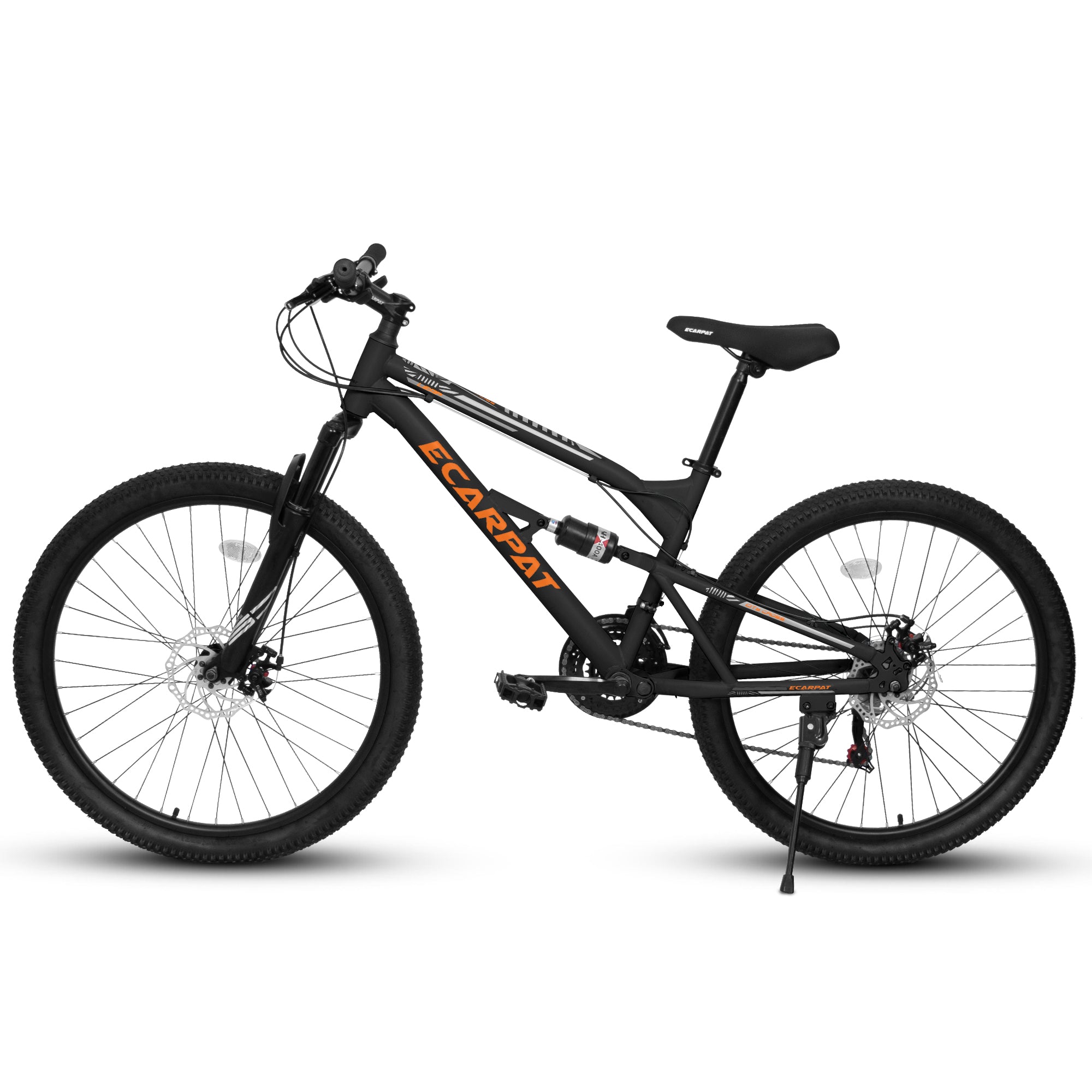 A26207 26 pouces Cadre en acier Shock Fork Plus Shock Absorber 21 vitesses Unisex Mountain Bike