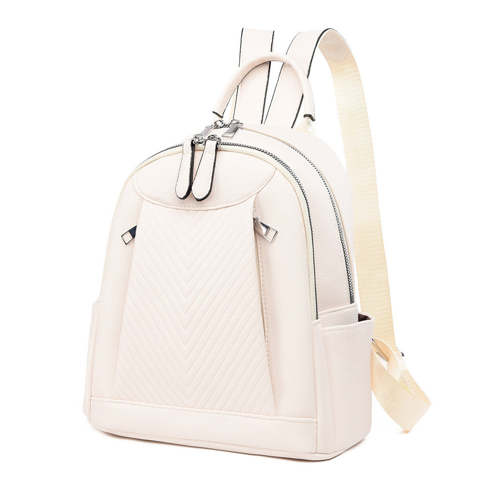 PU livre en cuir souple Ba femmes style japonais sac à dos casual pour les étudiants du collège et Tra