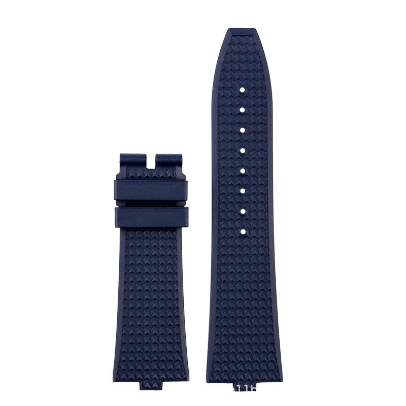 Bracelet de montre Fluororubber compatible avec Jiangsi Dantons dans la série Seas