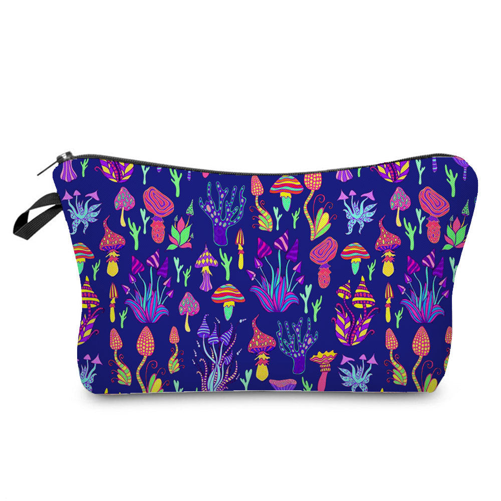 Fantasy Mushroom Pattern Mushroom Printing Sac cosmétique