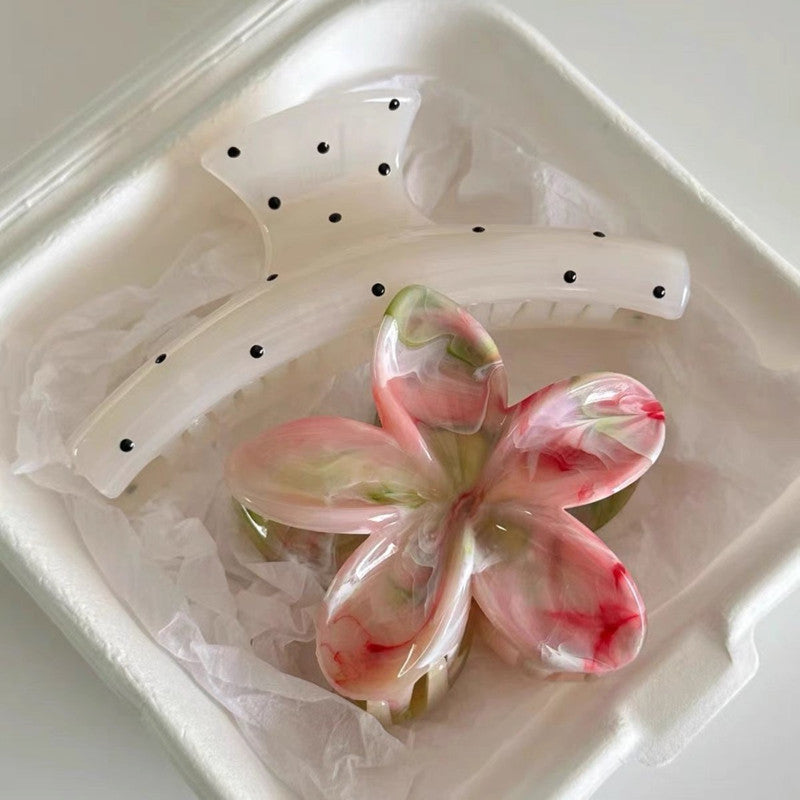 Clip de cheveux de fleur de floraison d'été
