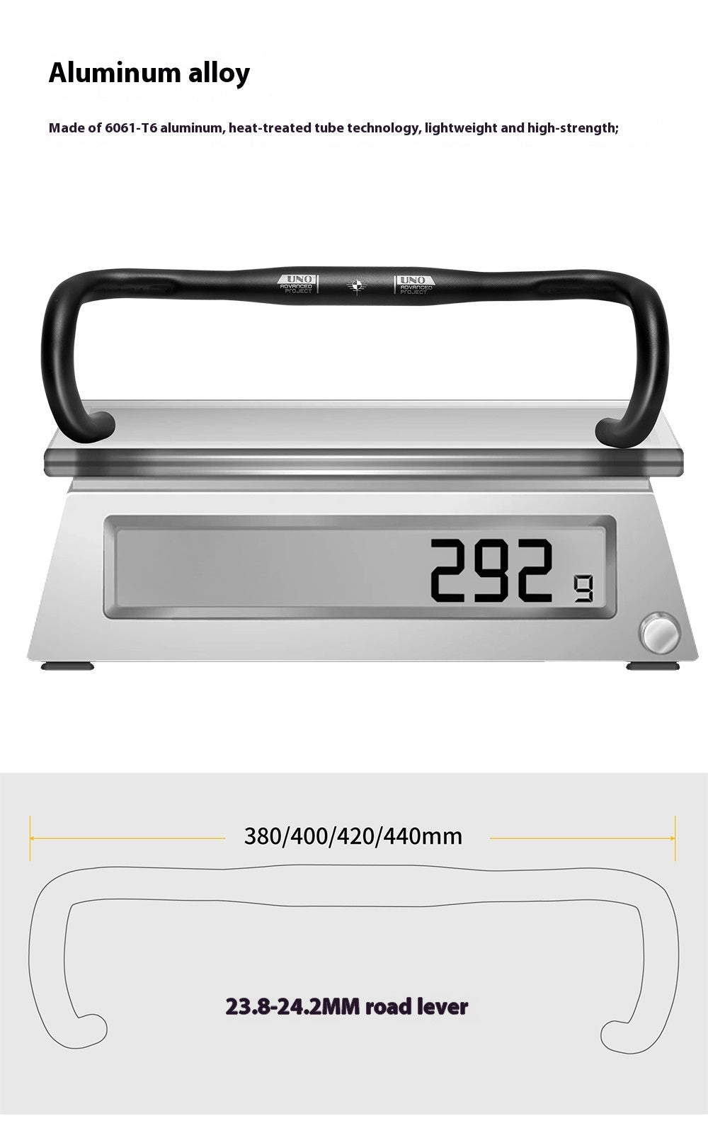 Road Bike Aluminium Alliage Course Petit Poignée Bent