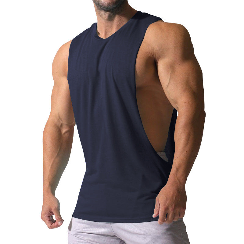La vente chaude 11-Color Fitness Muscle Hommes Sexy Summer Sports Casual Solid Couleur Sans manches