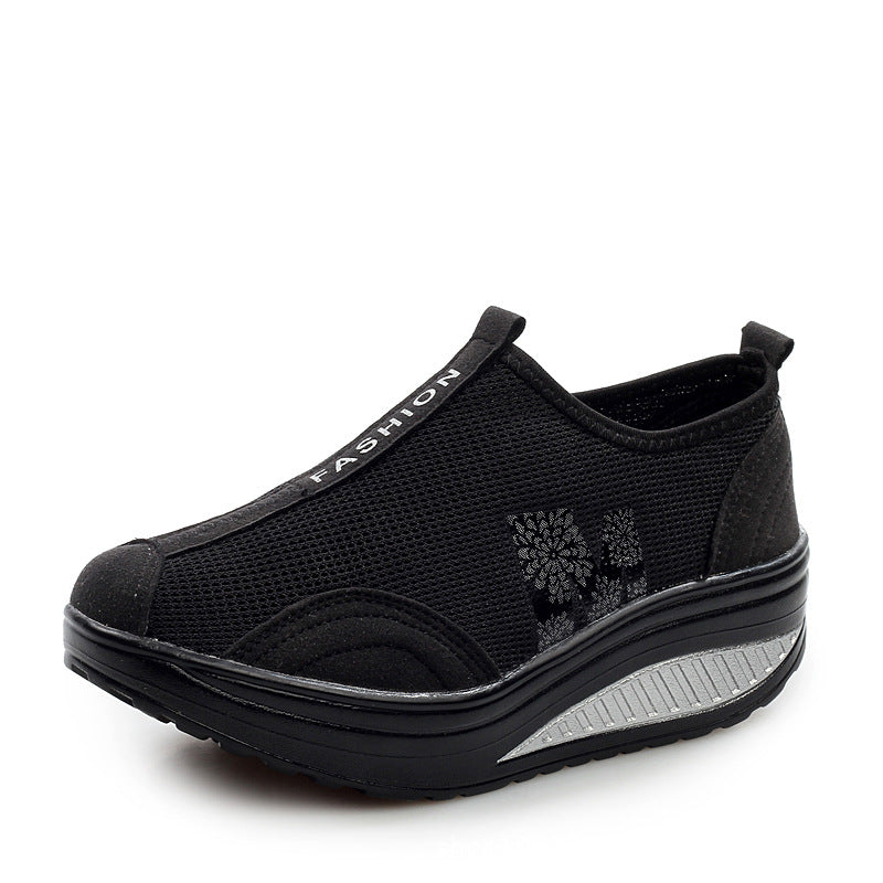 Femmes Mode Casual Mesh Platform Platform Sneakers