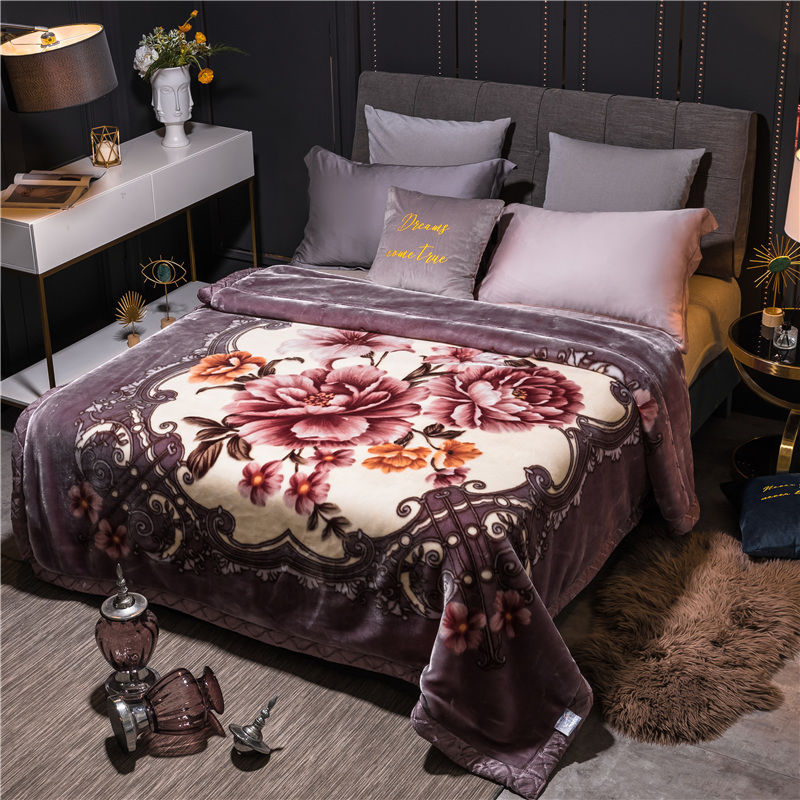 Couverture chaude en double couche de corail