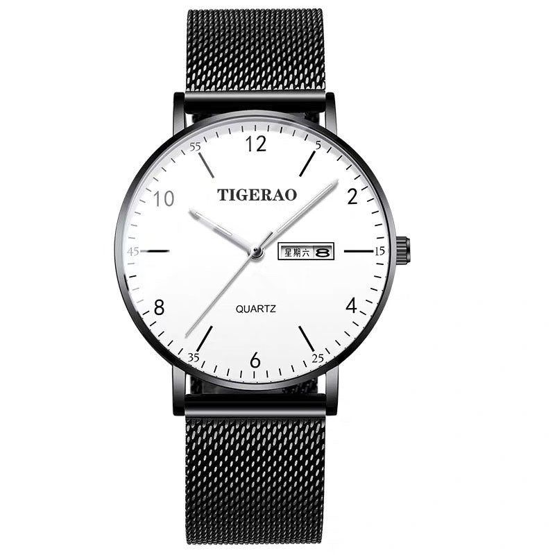 Montre de mouvement lumineux entièrement automatique résistant à l'eau