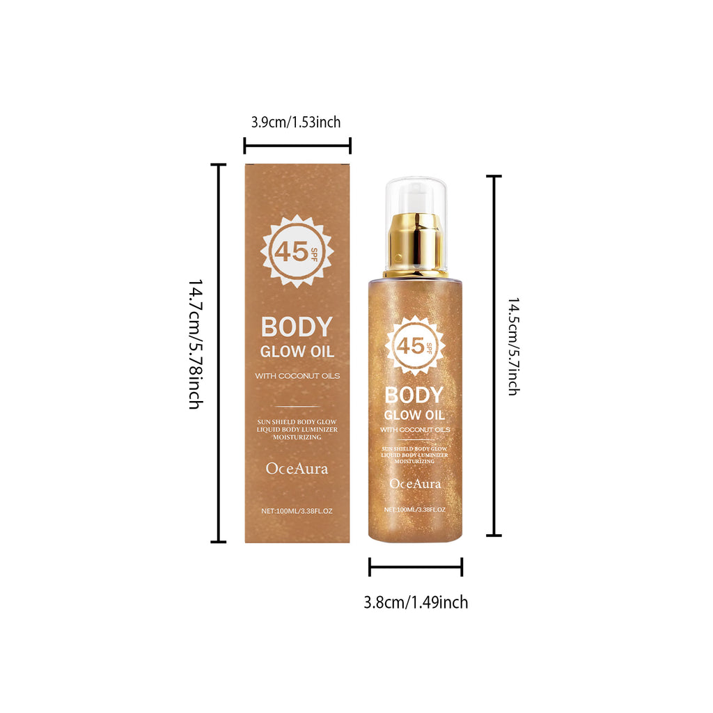 Ecran solaire Glitter de noix de coco 1 00ml 1 Boîte