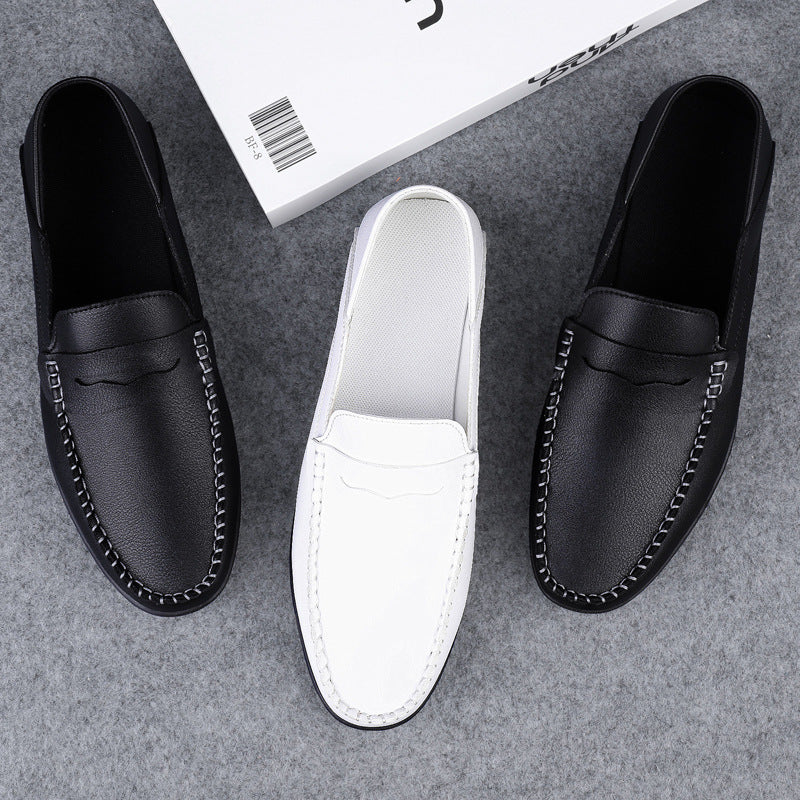 Chaussures en Cuir Casual Homme d'été