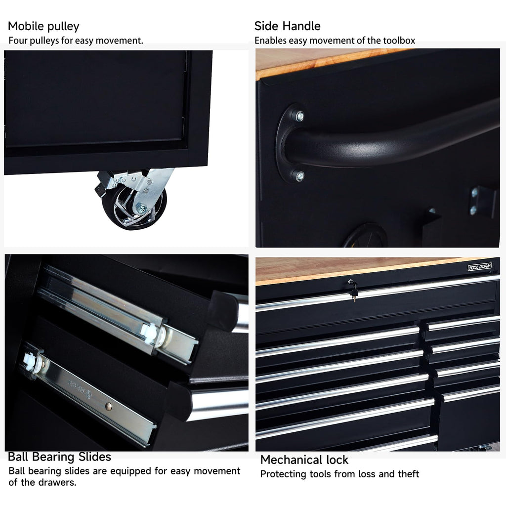 Uniquement pour l'expédition sur Waybill 56-inch 10-drawer Tool Cabinet TT5610