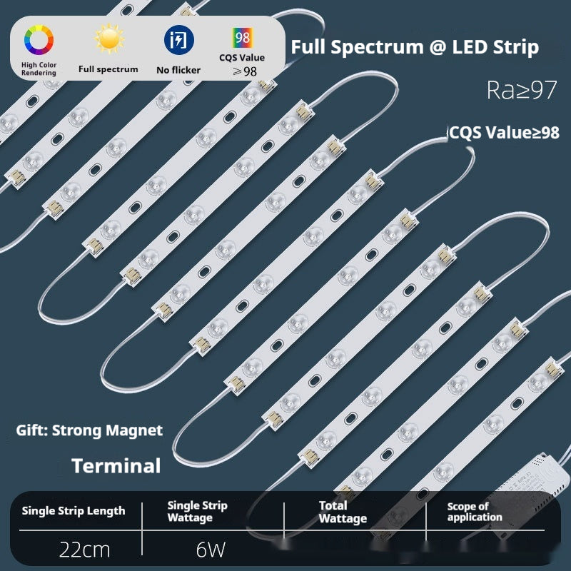 Plein spectre Led Super Bright Patch remplacement source de lumière Plafond plaque de base de lampe