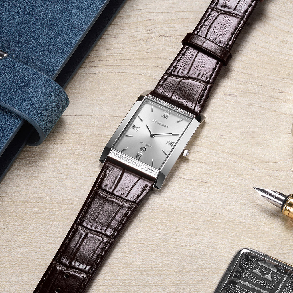 Calendrier des mouvements d'affaires simples Quartz Watch