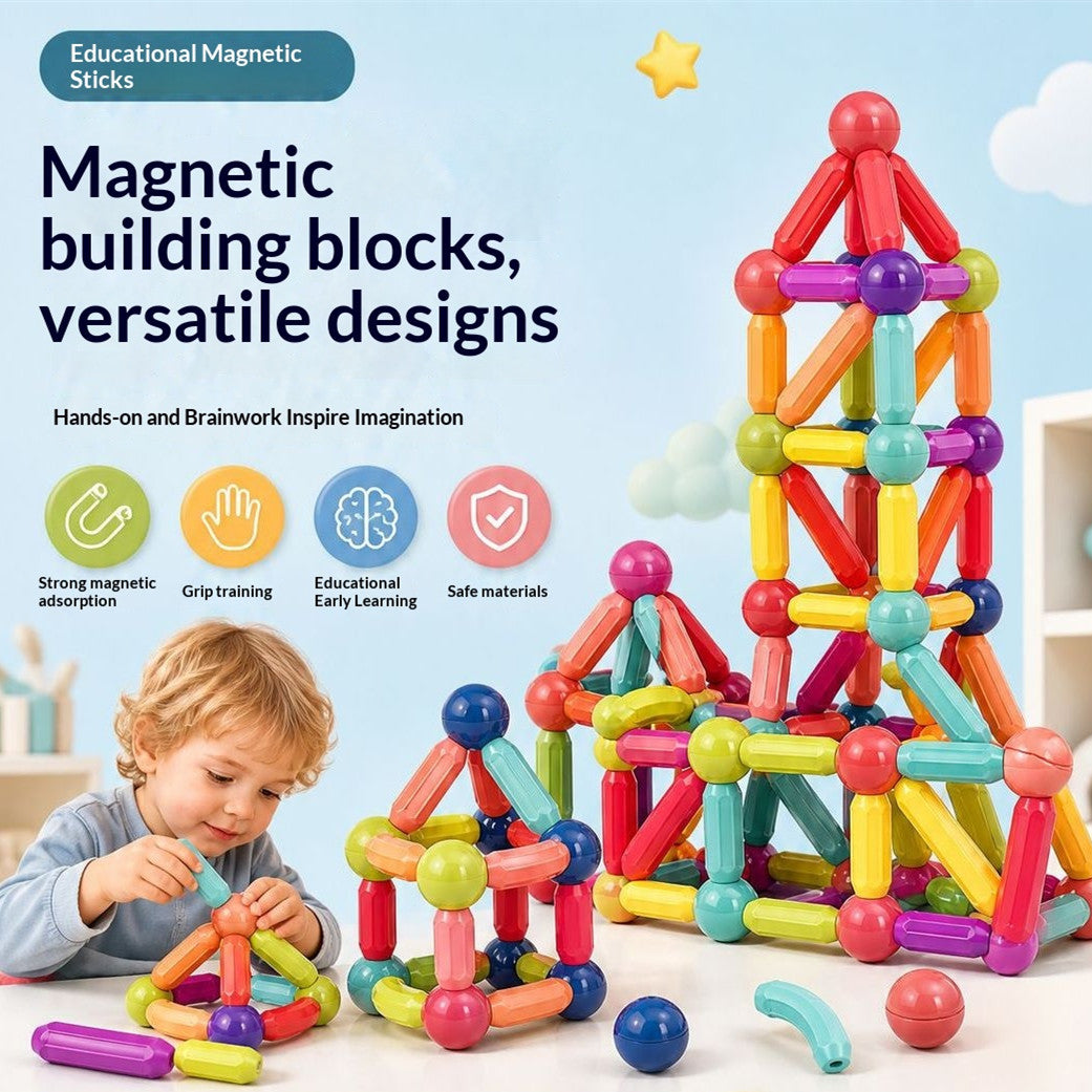 Éducation Jouet parent-enfant Apprentissage précoce Montage magnétique