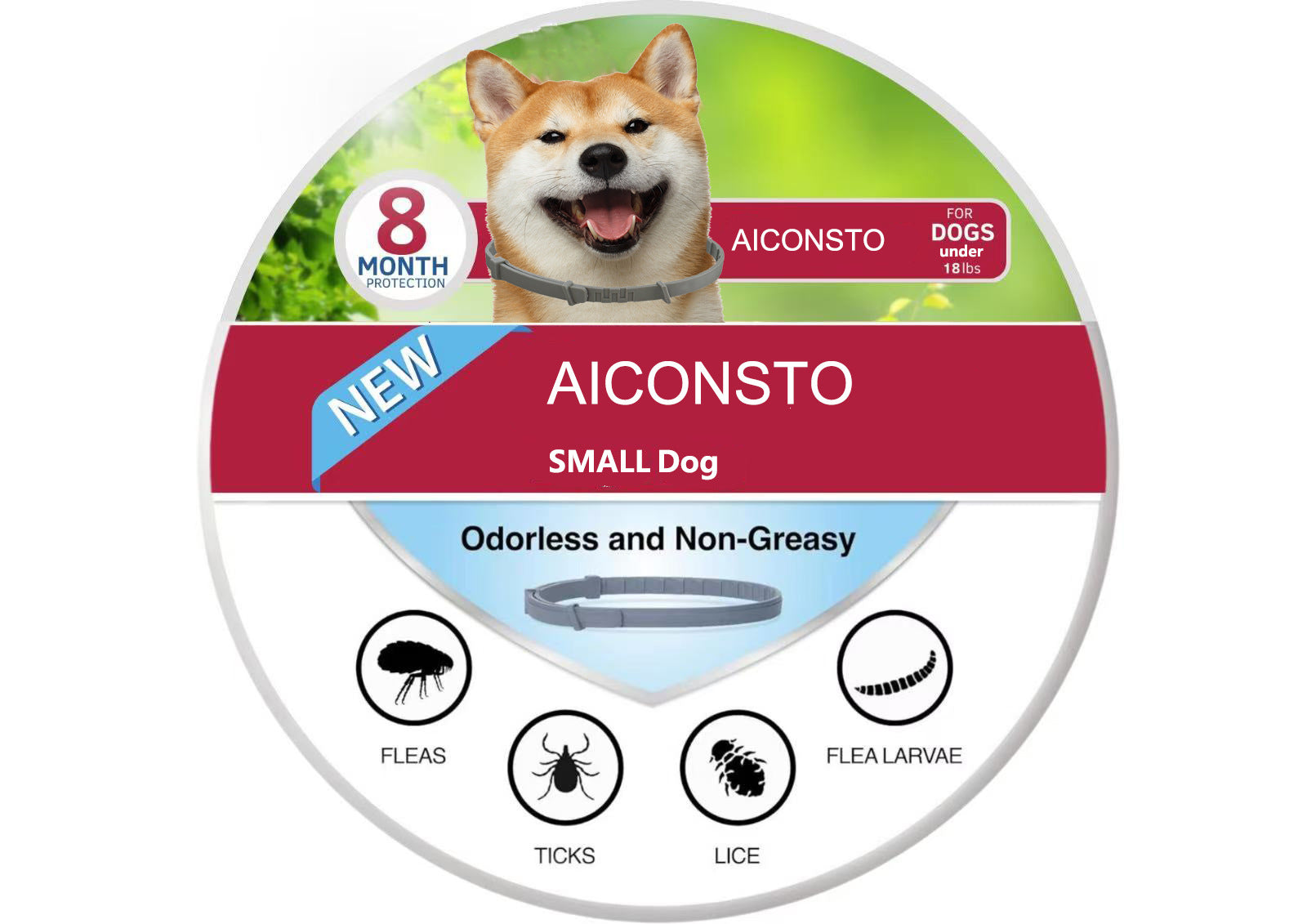 Collier anti-insectes pour chien chat