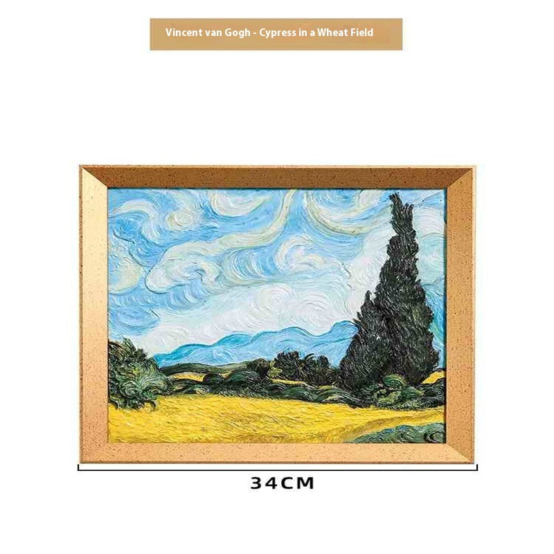 Page d'accueil Dessin à main bricolage peinture à l'huile remplie