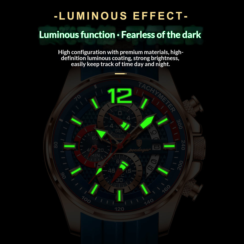 Montres de sport homme étanche Et lumineux
