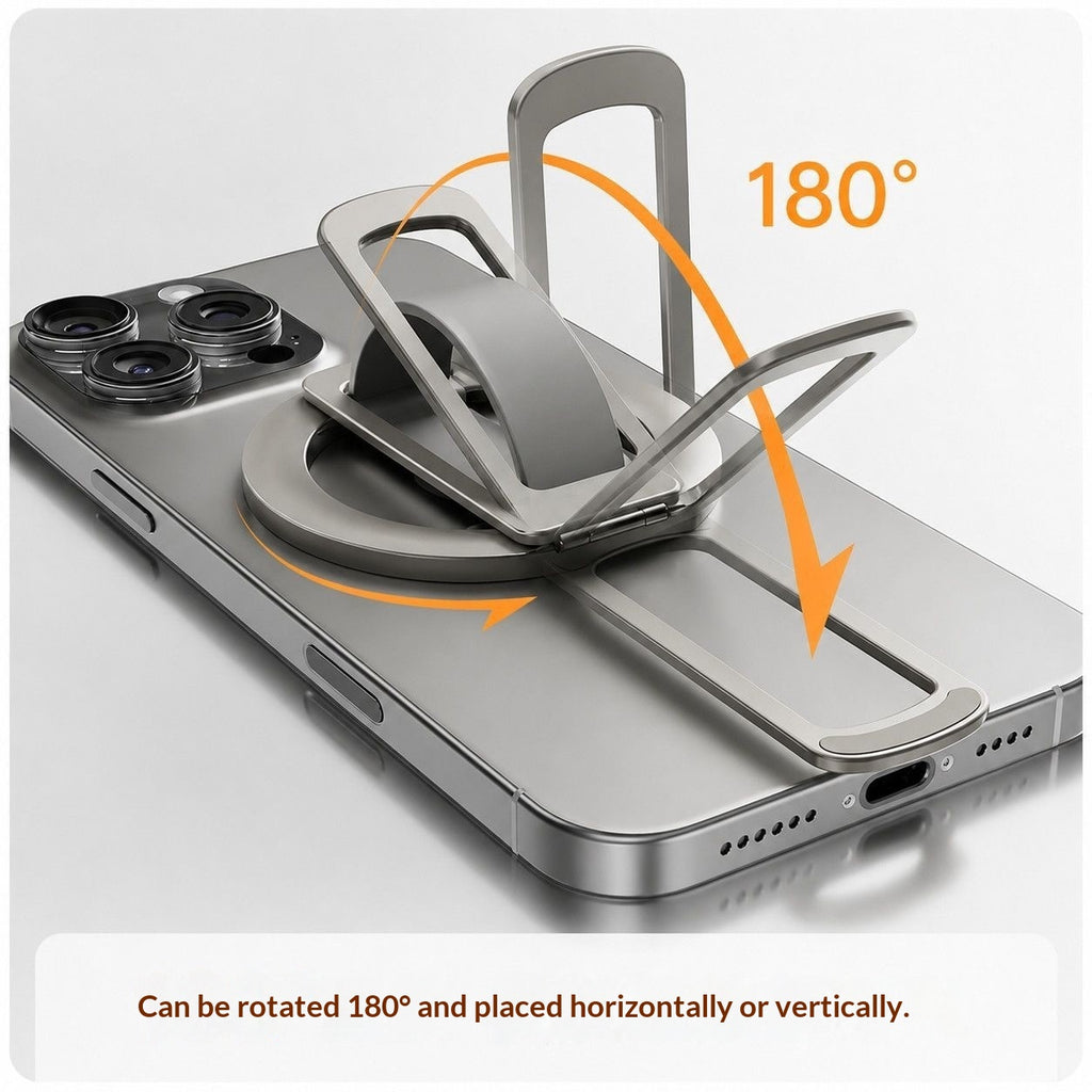 Support de téléphone magnétique en alliage d'aluminium ultra-mince