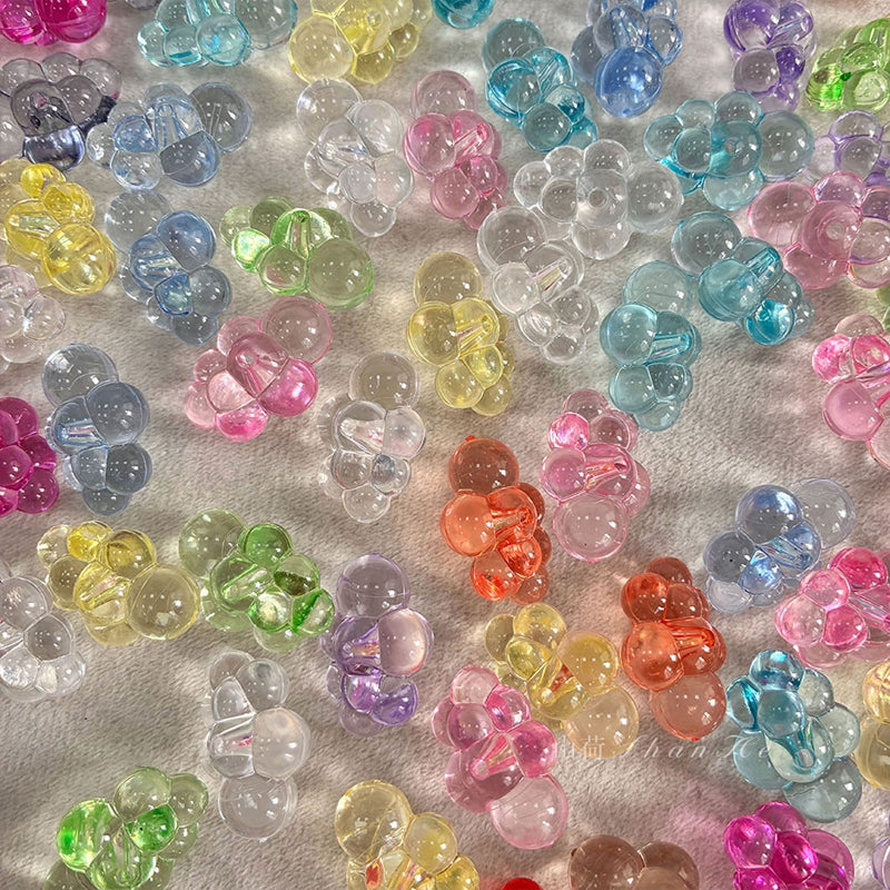 Perles de nuages acryliques translucides