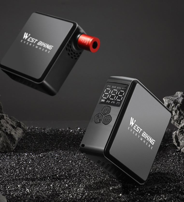 Mini Pneu électrique Portable Haute Pression American French Valve Road Mountain Bike Riding