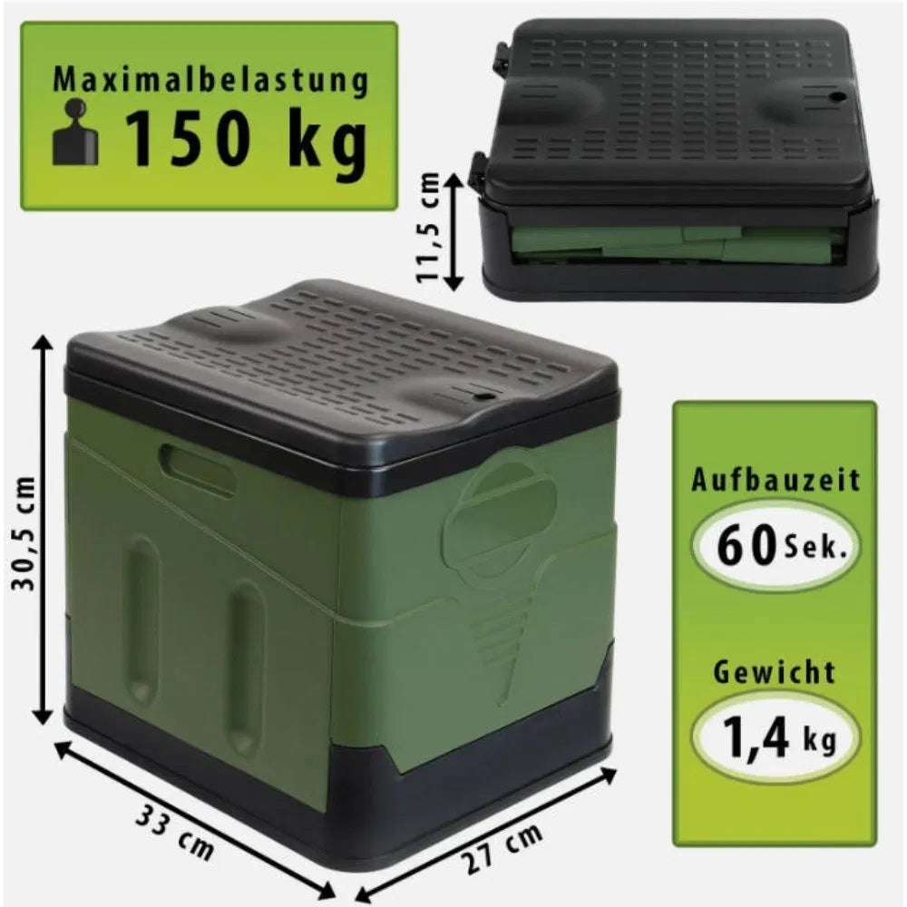 20L Camping Toilettes Extérieur Toilettes Portables Camping Toilettes pliables Toilettes sèches