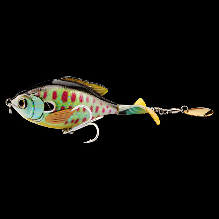 Ensemble de lure de pêche à la queue de pêche de 5 pièces