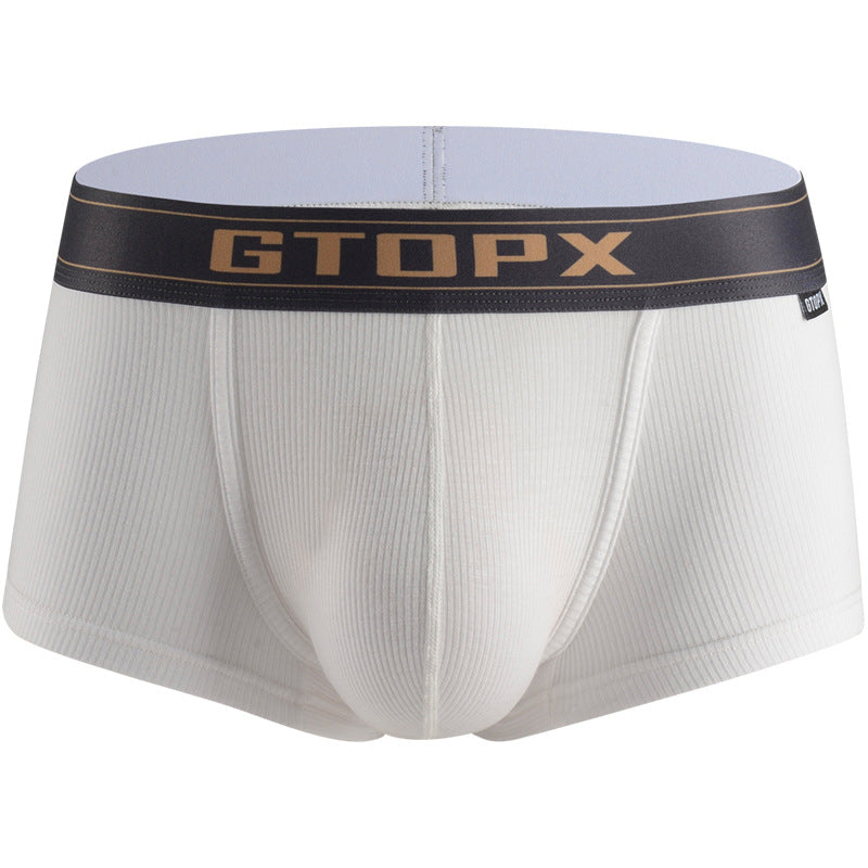 Slips de boxeur mince d'été pour homme à faible taille