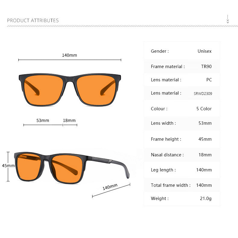 Wild 2309 Lunettes UV anti-bleu orange Produits En stock