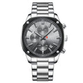 Montre homme d'affaires étanche à six mains avec un calendrier