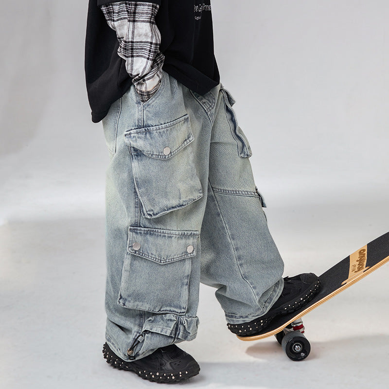 Pantalons de loisirs d'automne pour garçons de printemps et d'automne