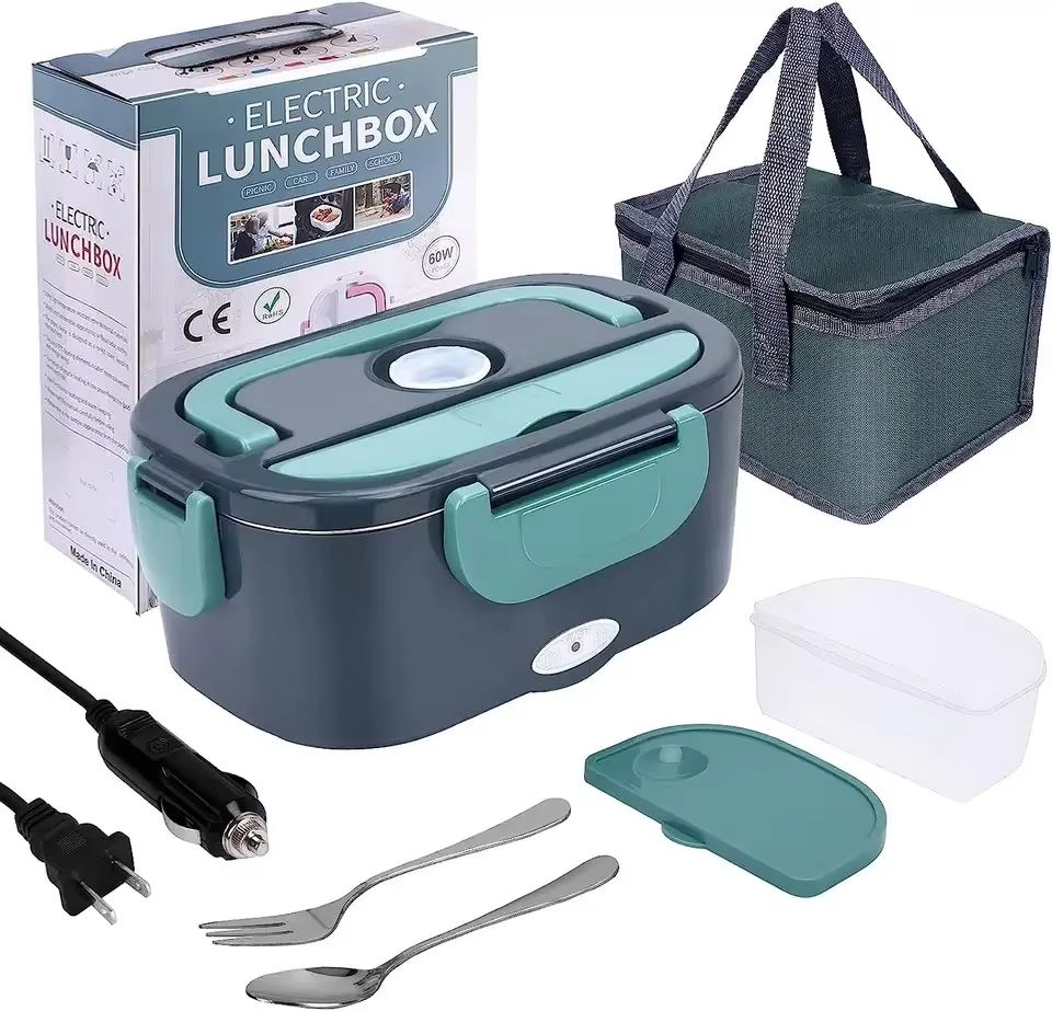 Boîte à déjeuner électrique Chauffe-alimentation 3 En 1 Ultra rapide chauffé Lu